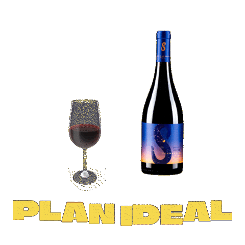 Red Wine Celebration Sticker by Schwaderer Wines