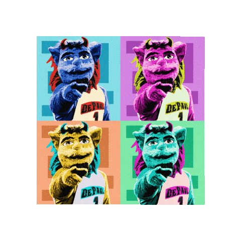 Depaul University Mascot Sticker by DePaulU for iOS & Android | GIPHY