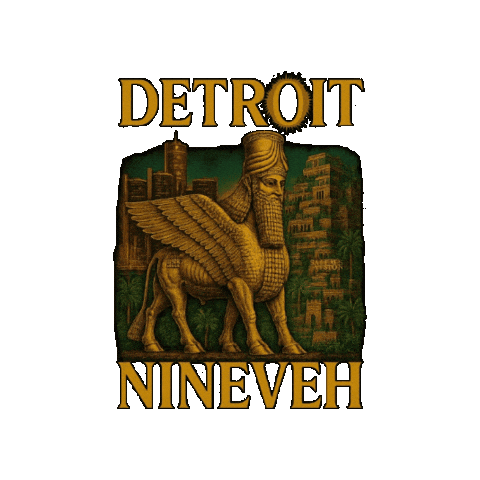 Detroit Assyrian Sticker by Salem's Vision