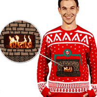 christmas ugly sweater GIF by Daily Mail Online