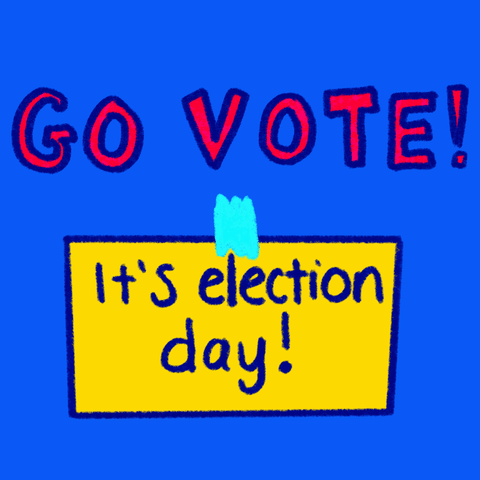 It S Election Day Make Your Voice Heard Go Vote By Govote Giphy