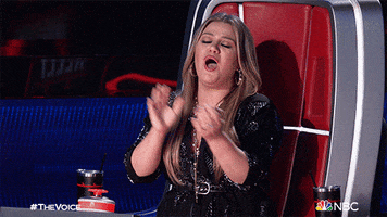 Kelly Clarkson Singing GIF by The Voice