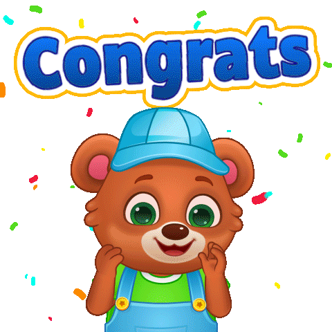 Awesome Well Done Sticker by Lucas and Friends by RV AppStudios