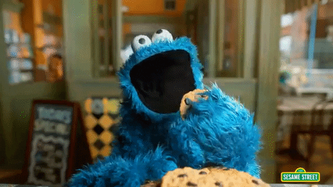 Cookie Monster Cookies GIF by Sesame Street