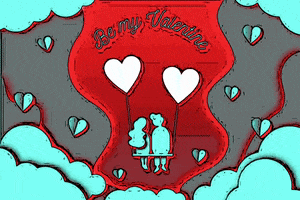 Valentines Day Love GIF by The3Flamingos