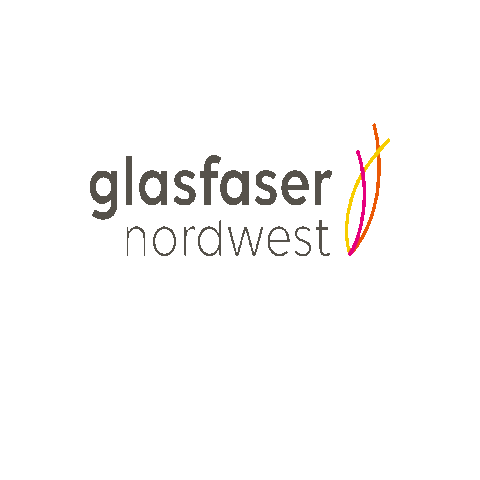 Glasfaser Nordwest Sticker
