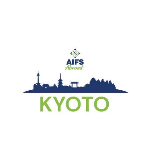 Go Abroad Kyoto Japan Sticker by AIFS Abroad | Study Abroad & International Internships