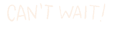 Excited Text Sticker