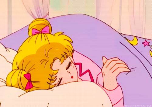 sailormoon sleeping