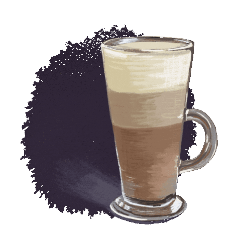 Latte Sticker