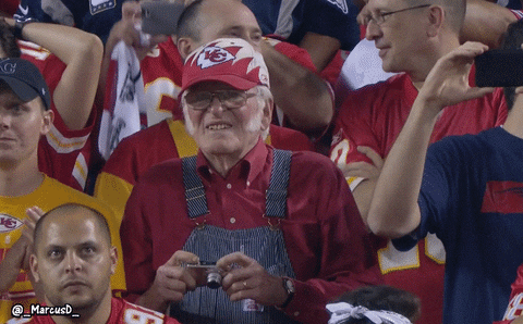 excited old man GIF