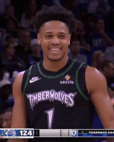 Happy Nba GIF by Minnesota Timberwolves