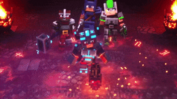 Lets Go Team GIF by Minecraft