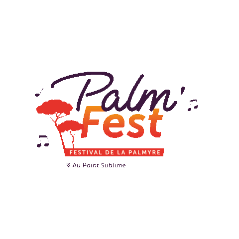 PalmFest Sticker