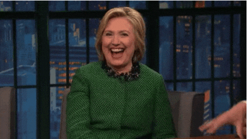 hillary clinton lol GIF