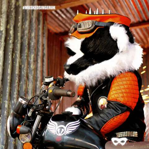 Motorcycle Motorbike GIF by The Masked Singer UK