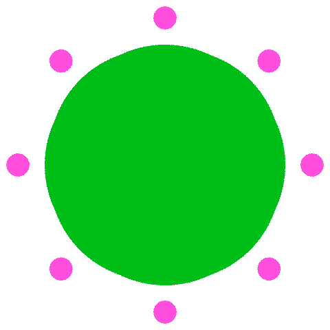 Geometric Sticker by Kapitza Studio