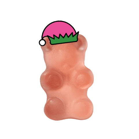 Gummy Bear Christmas Sticker by SQUSH Candy