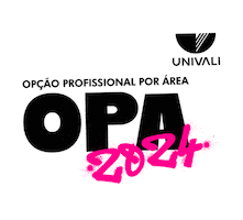 Opa Sticker by Universidade do Vale do Itajaí - Univali