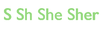Sher Sticker