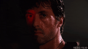 sylvester stallone 80s movies GIF by RETRO-FIEND