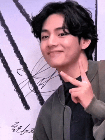 Happy Kim Taehyung GIF
