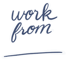 Work From Home Sticker by Stratos Creative Marketing