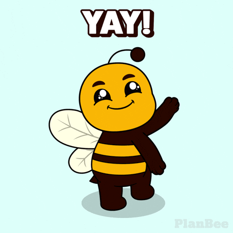 Happy Lets Go GIF by Plan Bee Studios
