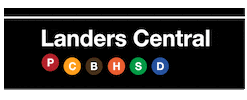 Landersph Sticker by LANDERS SUPERSTORE