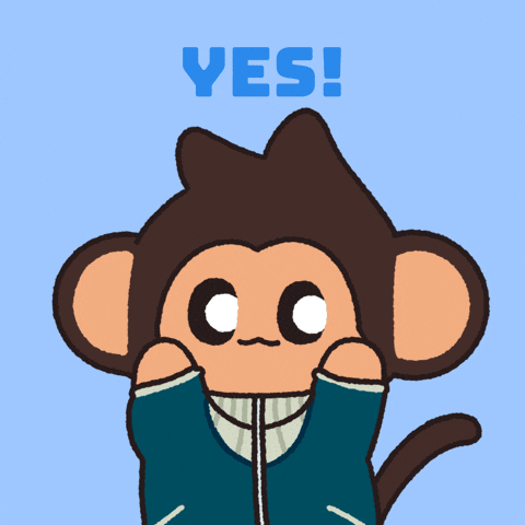 Lets Go Yes GIF by Chimpers