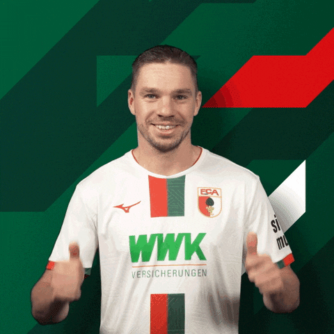 German Thumbs Up GIF by FC Augsburg 1907