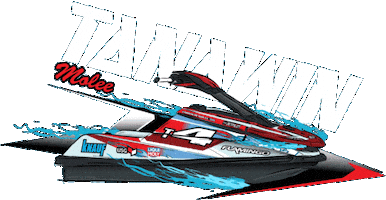 Racing Flamingo Sticker by SMD Graphics