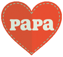 Papa Love Sticker by Kretzer Visuelles