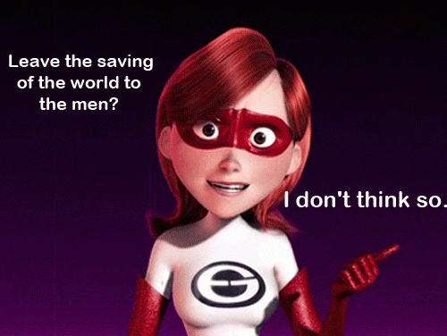 The Incredibles Feminist GIF - Find & Share on GIPHY