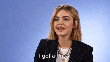 Lucy Hale Prius GIF by BuzzFeed