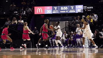 Womens Basketball Sport GIF by LSU Tigers