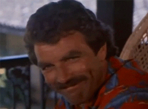 Tom Selleck Mustache GIF - Find & Share on GIPHY