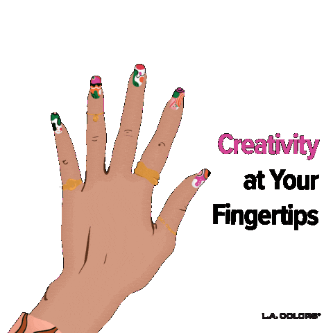 Nails Nail Art Sticker by L.A. COLORS Cosmetics