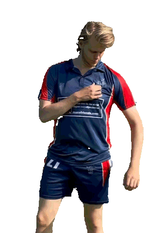 Floris Van Hoogdalem Sticker by Voorburg Cricket Club