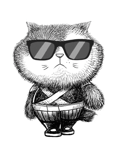 Cat Catwalk Sticker
