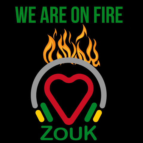 On Fire GIF by I Heart Zouk Radio