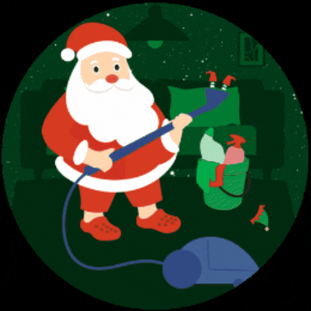 Out Of The Office Christmas GIF by Hlianna Designs