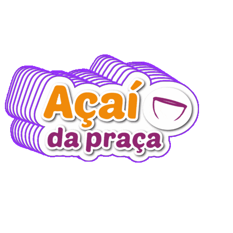 Açaí da Praça Sticker