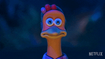 Confused Chicken Run GIF by NETFLIX
