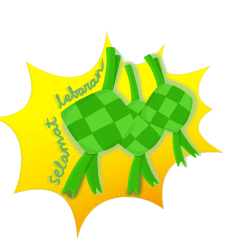 Ketupat Sticker by Erela Official