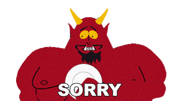 Sorry Devil Sticker by South Park