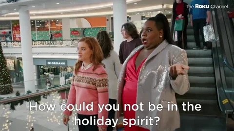 Skylar Astin Christmas GIF by The Roku Channel