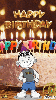 Happy Birthday 生日快樂 GIF by Zhot