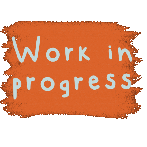 Work In Progress Love Sticker