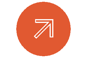 Arrow Orange Sticker by Woma_Marketing